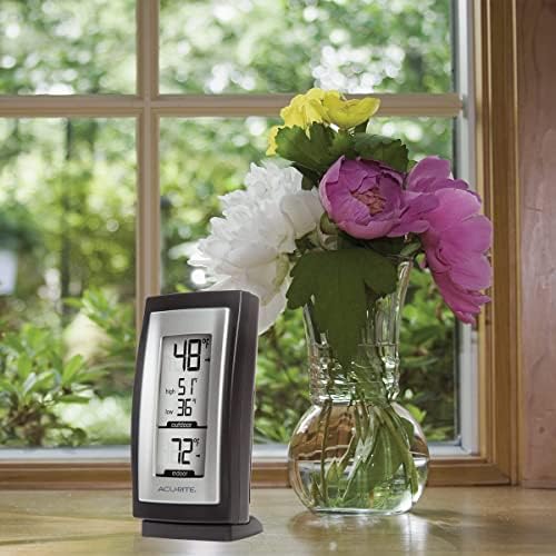 AcuRite 00831A2 Digital Thermometer with Indoor / Outdoor Temperature,Black