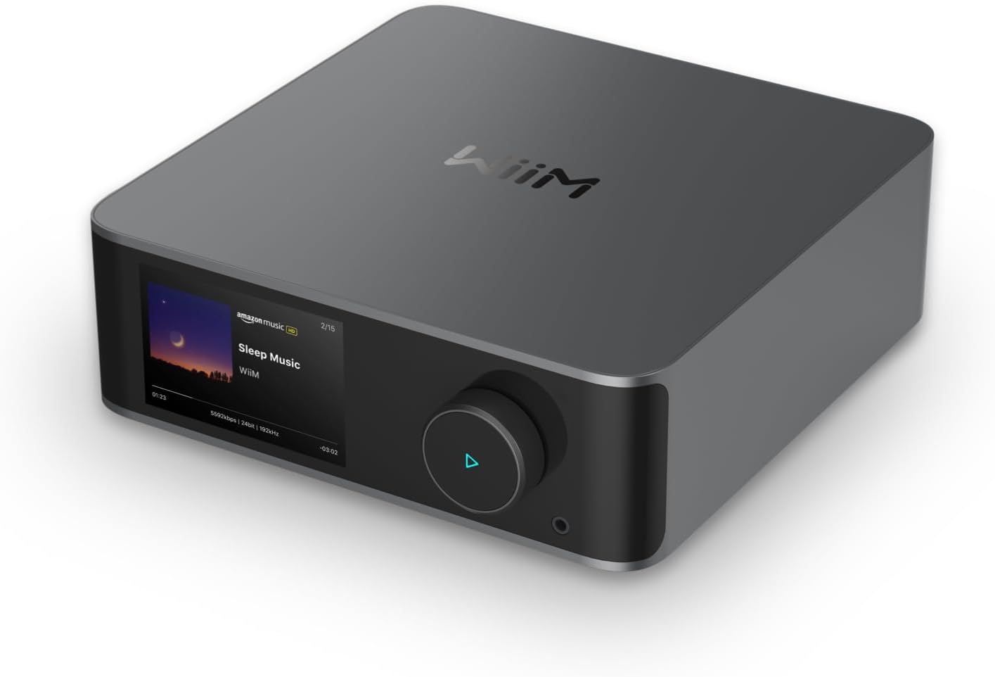 WiiM Ultra Hi-Res Music Streamer with Touchscreen & ESS DAC, Silver | Wi-Fi Streaming, RoomFit Correction, HDMI ARC, Phono Input & Multi-Room Audio