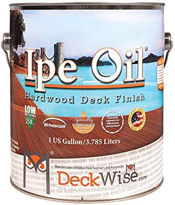 Ipe Oil Hardwood Deck Semi-Transparent 250 VOC Natural Finish (Pack of 2, 1-Gallon Each)