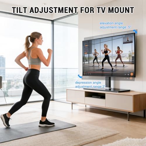 XINYAO Motorized TV Stand, Electric Height Adjustable Tabletop Mount | TV Lift Fit 32"–70" TVs up to 90 lbs, 3 presets for sit/stand/game