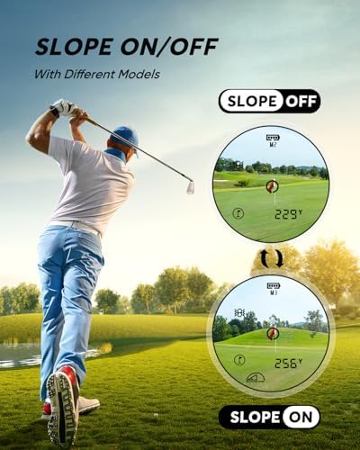 Wosports Golf Rangefinder, 800 Yards Laser Distance Finder with Slope, Flag-Lock with Vibration Distance/Speed/Angle Measurement