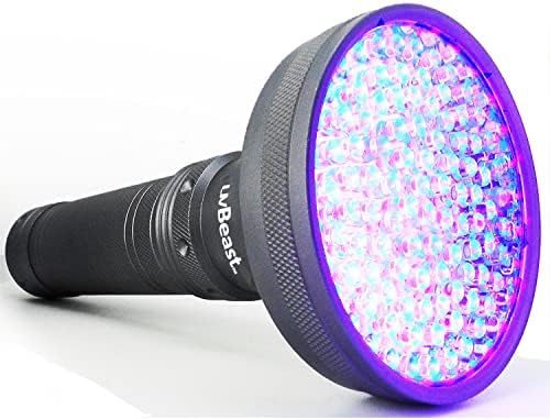 V2 385-395nm Black Light UV Flashlight | High Definition, Flood Effect, Commercial/Domestic Use, Works Even in Ambient Light, USA Stock