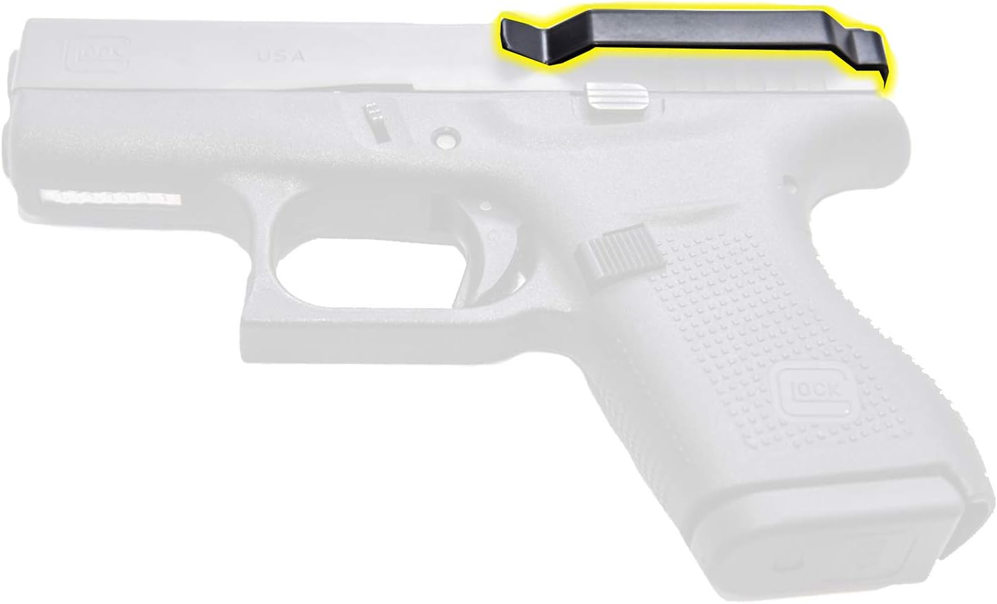 ClipDraw Gun Clip, Low Profile Slim Concealed Carry Easy Install American Made