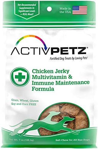 Loving Pets Activpetz Beef Jerky Hip & Joint Formula Dog Treat, 7 Oz