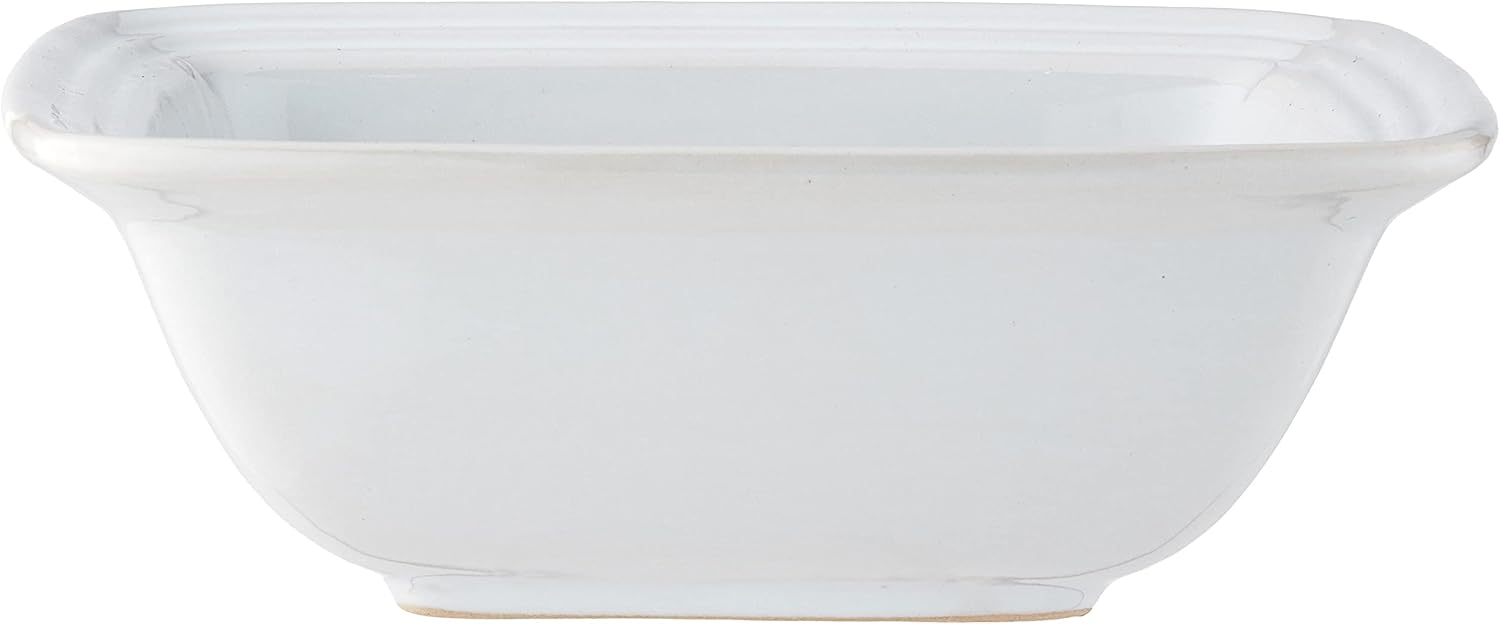 American Atelier Square Dinnerware Sets | White Kitchen Plates, Bowls