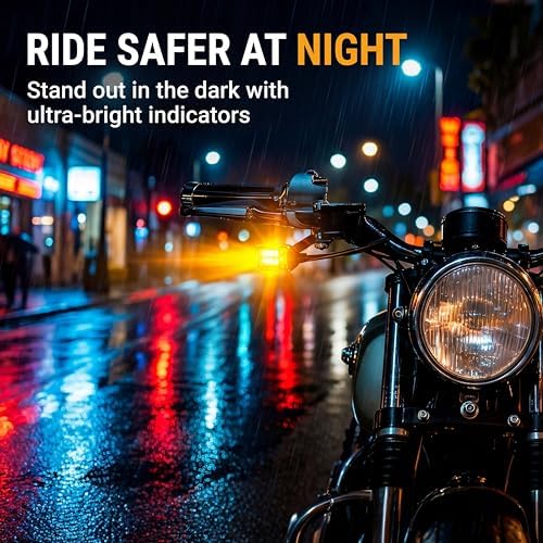 2PCS 12V Universal Motorcycle Mini Flowing LED Turn Signal Blinkers