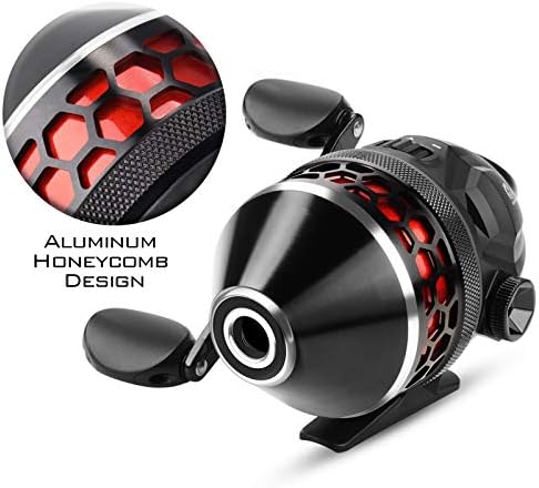 KastKing Brutus Spincast Fishing Reel, Reversible Handle, Easy Push-Button