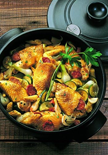 Emile Henry Flame Round Stewpot Dutch Oven, 5.5 Quart, Burgundy