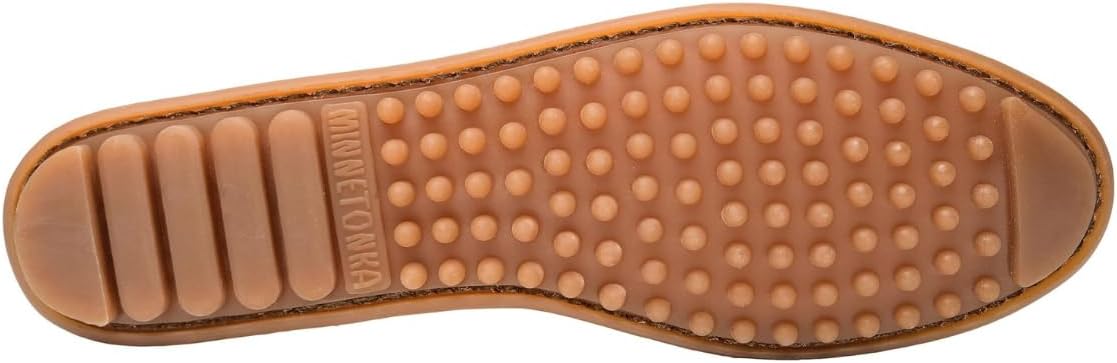 Minnetonka Women's Kilty Suede Hardsole Moccasin