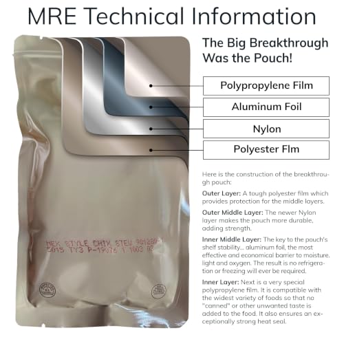 Long Life Food Depot MRE Beef Entrees Combo, 18-Pack | Main Courses Only (Not Full Meals), Long Shelf Life, 2024+ Production Dates, Meals Ready to Eat - Combo A