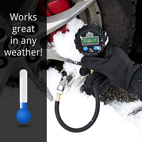 JACO Superior Products ElitePro Digital Tire Pressure Gauge - Professional Accuracy - 200 PSI