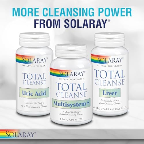 SOLARAY Total Cleanse Lymph - Herbal Wellness Complex - Ginger Root, Echinacea, Yerba Mate, Burdock Root, Red Clover