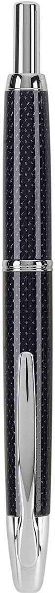PILOT Vanishing Point Collection Refillable & Retractable Fountain Pen, Matte Black Barrel, Blue Ink, Fine Nib (60580)