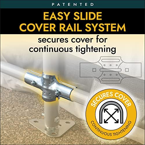 ShelterLogic Garage-in-a-Box Portable Outdoor Garage for SUV and Full-Size Trucks, All-Season Car Canopy Carport with Alpine Style Roof