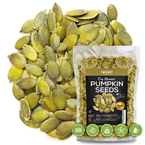 Raw Pumpkin Seeds 3 lb, Pepitas, No Shell, Unsalted, Kosher, Non-GMO