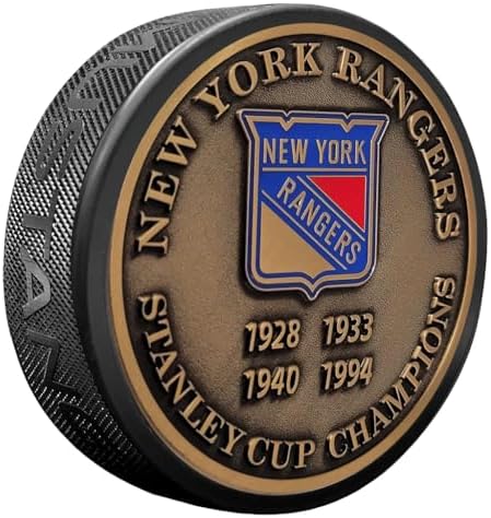 Sports Decor Stanley Cup Years Gold Medallion Puck