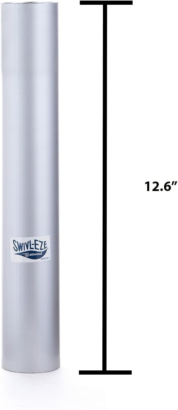 attwood Fixed Height 14.6" Seat Extension Post for 15" 238 Series Seat Pedestal Assembly
