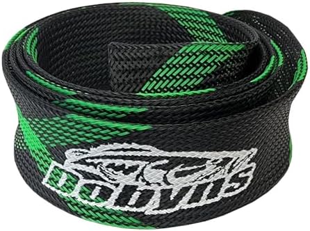 Dobyns Rods Black Mesh W/ Green Accent / Fits Spinning Rods 7'-8'
