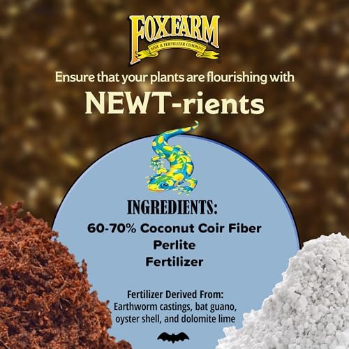 FoxFarm Salamander Soil Potting Mix, 1.5cu ft - Watering Holding Properties, Made for Plants and Cuttings