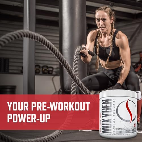 Purus Labs NOXygen Powder Pre-Workout Accelerator | Nitric Oxide Booster & Oxygen Amplifier | Hydromax Glycerol & NO3-T Nitrates | 40 Servings, Pack of 2 (Unflavored)