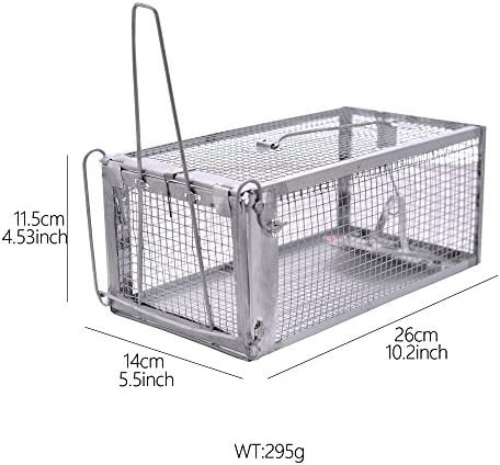 Quality Rat Trap, Humane Live Animal Mouse Cage Traps, Catch and Release Mice, Rats, Chipmunk, Pests