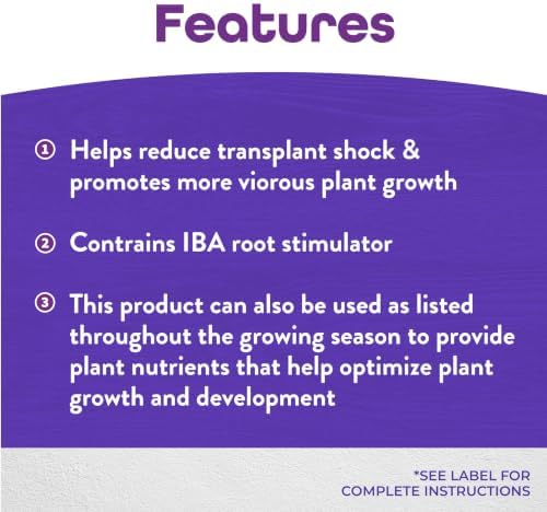 Bonide Garden Rich Root & Grow Root Stimulator & Plant Starter | 32 oz Concentrate, 4-10-3 Fertilizer For Transplanting