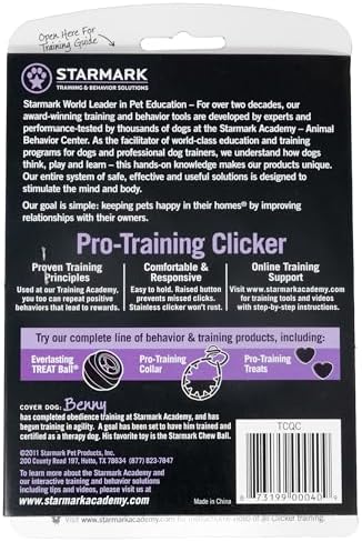 Starmark Pro-Training Clicker for Dogs