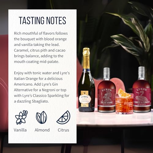 Lyre’s Aperitif Rosso Vermouth Alternative, Non Alcoholic Vermouth