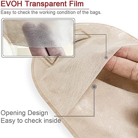 OUCHAN 20 PCS Colostomy Bags with Velcro Closure, One Piece Ostomy Bag | Ostomy Supplies, for Drainable Ileostomy Bags Stoma Care