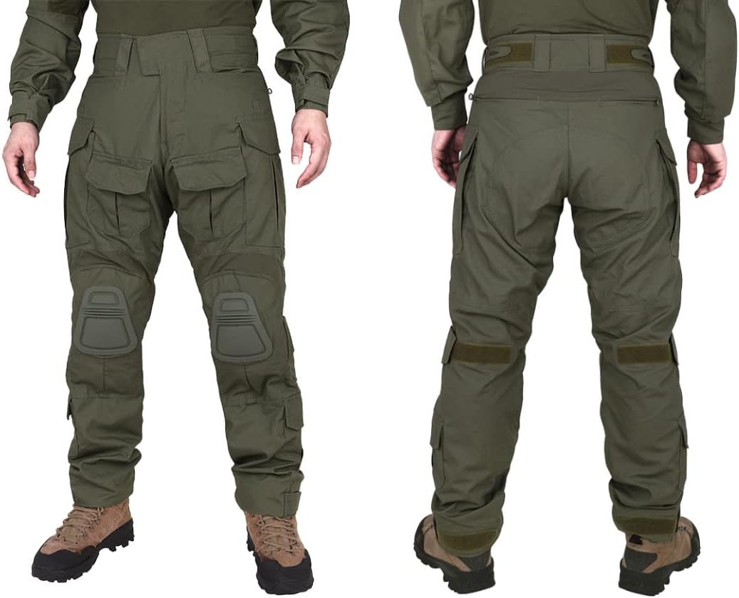 KRYDEX Tactical Men's G3 Combat Pants with Knee Pads