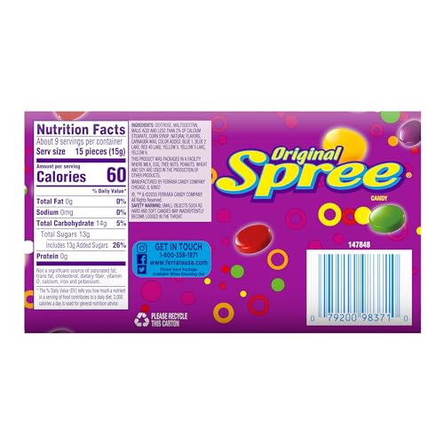 Wonka Everlasting Gobstopper, Candy, Jawbreaker Candy, 5 oz (12 ct) | Color-changing layered jawbreakers, vibrant flavors, concession box, movie night, party bowls, sharing