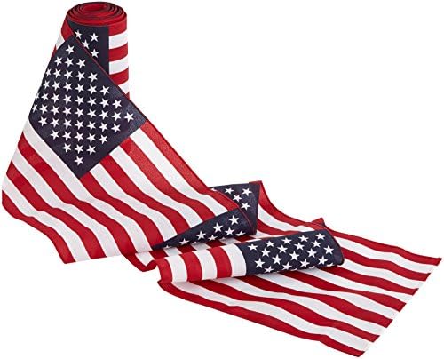 Annin Flagmakers American Flag Bunting Decorations - 1x25 ft (Model 501553) | 100% MADE in USA