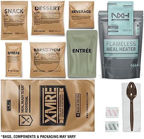 XMRE Meals 1300XT - 12 Case with Heaters (Meal Ready to Eat - Military Grade) | camping-freeze-dried-food