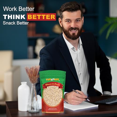 Raw Sunflower Seed Kernels by We Got Nuts - Premium Quality Kosher Shelled Sunflower Seeds - Natural & Healthy Fitness & Diet-Friendly Snack- Raw