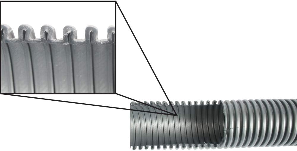 Cen-Tec Systems 94346 50 Ft. Vacuum Hose with Accessory Set Silver