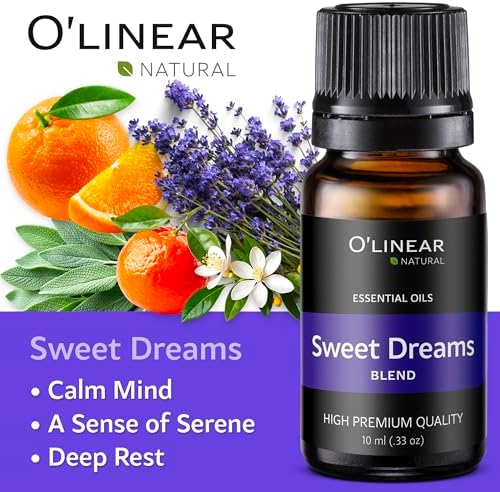 O'linear Essential Oils 6 Blends Set - Perfect for Humidifiers and Diffusers, Aromatherapy Diffuser Oils Scents, Essential Oil Kit for Home Use