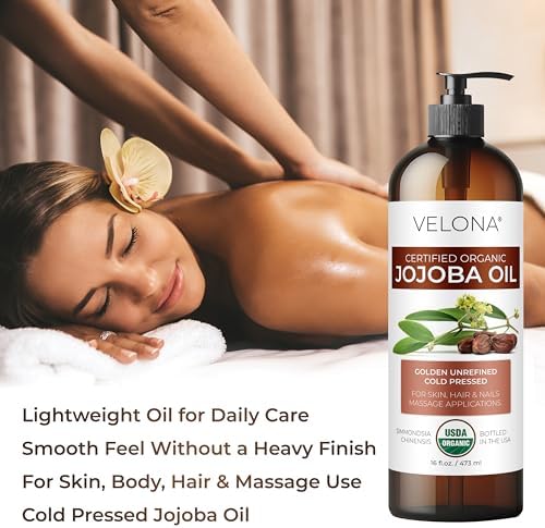 velona USDA Organic Castor Oil - 64 fl oz, Cold Pressed, USP Grade