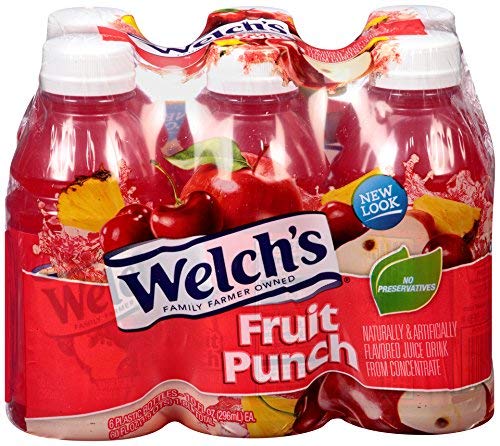 Welch's Juice Cocktail, No Preservatives, Concord Grape, 16 Ounce (Pack of 12)