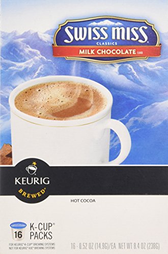 Swiss Miss Hot Chocolate K-Cup16- 0.52 oz/ EA, NET WT 8.32 Ounce