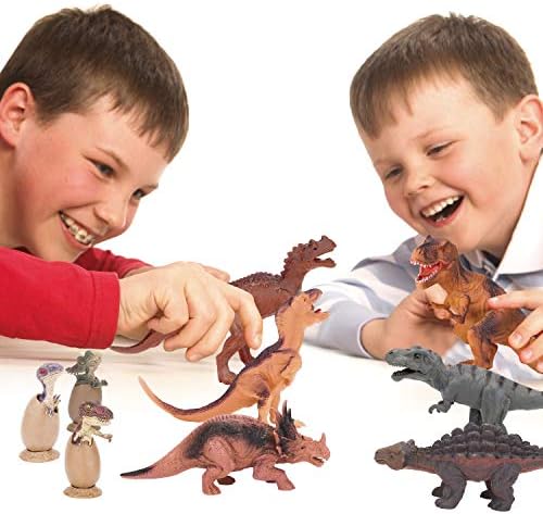 20 Packs Dinosaur Toys for Kids, Toy for 3 4 5 6 7 8 9 10+ Year Old Boys | Toddler Toy, Plastic Dinosaur Figures with Educational Book
