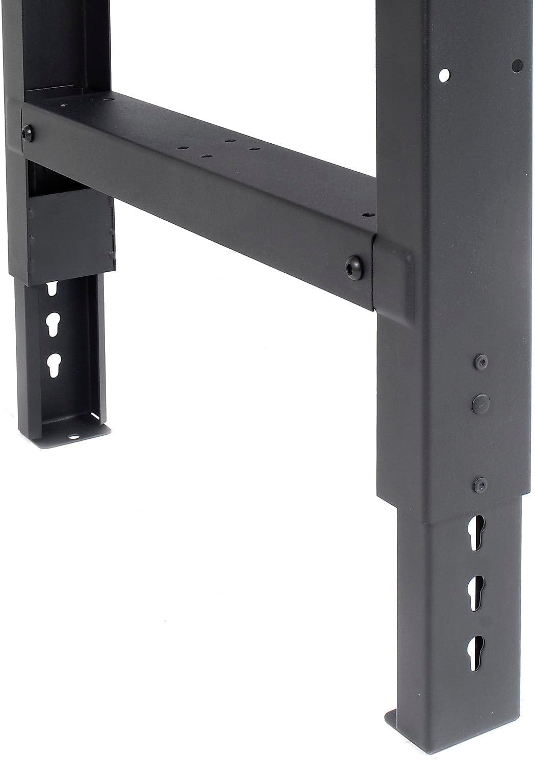Global Industrial Adjustable Height Workbench C-Channel Leg, 60" W x 30" D
