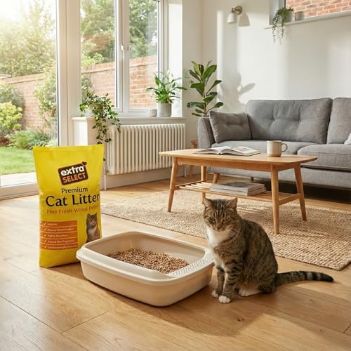 Extra Select Premium Wood Based Cat Litter, 15 L