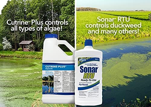 All-in-One Vegetation Control Bundle - Knock Down Algae Effectively & Control Weeds Systemically (Cutrine Plus + Sonar RTU)