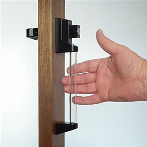 Storm Door Hardware Surface Mount-Lucite Clear Tube- 1-1/4 Inch Thick Door