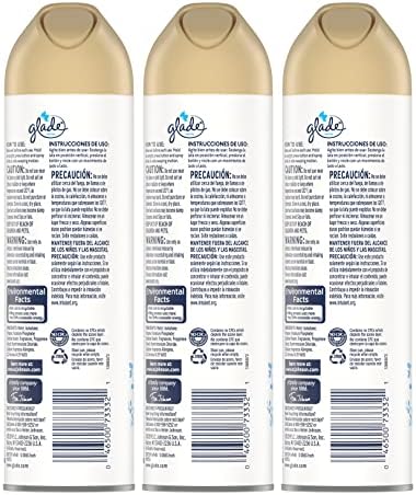 Glade Air Freshener 8 Oz Clean Lenin 3-Pack