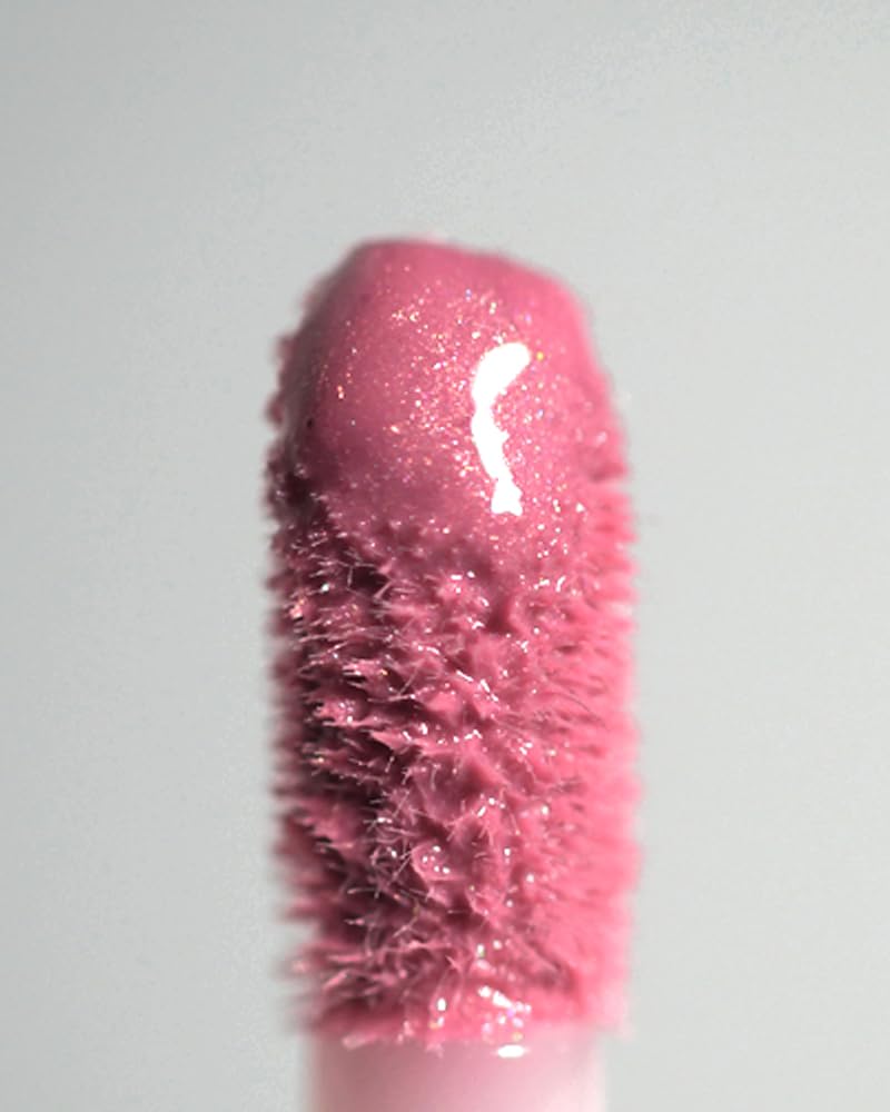 MODE Frosty Cotton Candy Pearly Pink Lip Lacquer Ultra Shine Lip Gloss IT'S A SIN Long Lasting Hydrating Creamy Color, Natural Moisturizing Skincare Fruit Oils, Cruelty Free, Vegan
