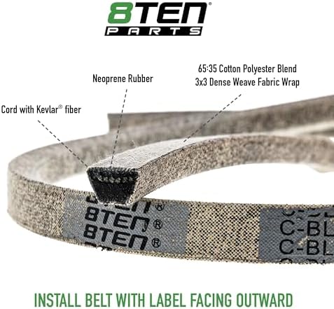 8TEN Blade Spindle Belt Idler Kit for John Deere GX20250 48 Inch Deck