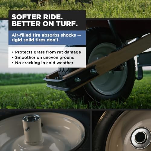 Scenic Road 16" XHD 4-Ply Turf Replacement Wheelbarrow Wheel (SRWT)