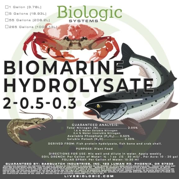 BioMarine Hydrolysate (Crab & Shrimp) (2-0.5-0.3) (1 gal.)