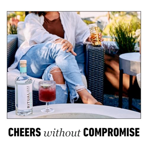 RITUAL ZERO PROOF Gin Alternative | Award-Winning Non-Alcoholic Spirit | 25.4 Fl Oz (750ml) | Zero Calories | Sustainably Made in USA | Make